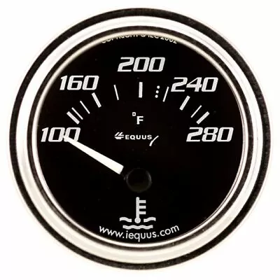 $43.43 • Buy Equus 2  Coolant Temperature Gauge 7000 Series Water Temp 100-280 F (7262)