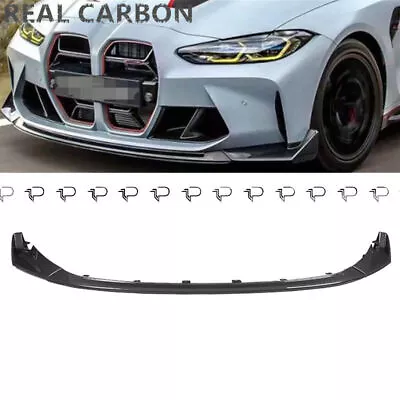 Carbon Front Bumper Lip Chin Splitter For BMW G80 M3 G82 M4 G83 2021-2023 22 CSL • $353.49