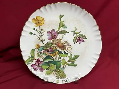 £38.52 • Buy Antique Mintons Hand Painted Cabinet Plate William Musill 1885 England(B)