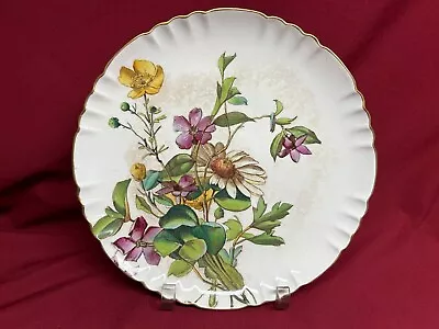 £38.52 • Buy Antique Mintons Hand Painted Cabinet Plate William Musill 1885 England(B)