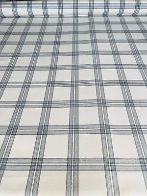 Laura Ashley Dalby Check  Seaspray Fabric SOLD PER METRE  • £29.99