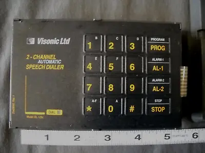 Visonic Dl-125c 2-channel Speech Dialer Alarm System Upgrade • $29.95