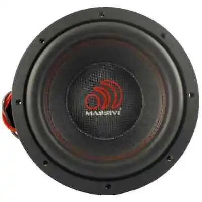 Massive Audio TOROX104 10  Subwoofer TORO X Single 4 Ohm Sub • $130