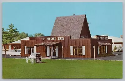 Marshalltown Iowa~Pancake House~Roadside~Vintage Postcard • $2.80