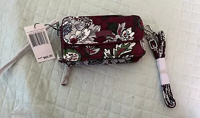 Vera Bradley All In One Crossbody NWT RFID In Bordeaux Blooms • $30