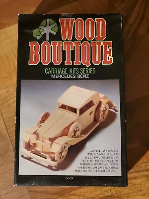 Vintage Wood Boutique Model Carriage Kits Mercedes Benz 500K • $12.99