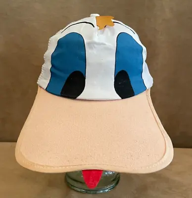 Vintage Benay Albee Donald Duck Long Bill Adult Snapback Original Hat Tongue • $48.50