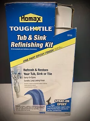 Homax 3157 Tough As Tile Tub & Tile Epoxy Paint Spray On Finish Kit White • $36