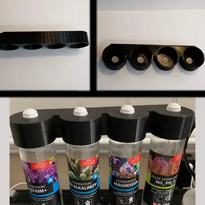 Wall Mountable Voss Bottle Holders – 375ml - 3D Printed - Many Colors • $20