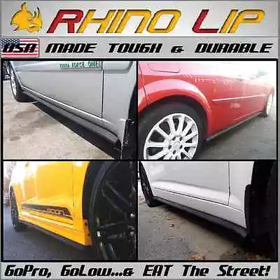 Aero Side Rocker Area Diffuser Flexible Rubber Lip Flare Extension Winglet Trim • $50