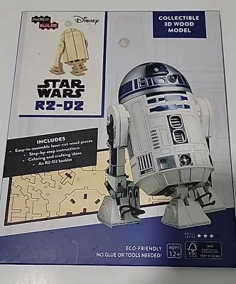 Star Wars R2-D2 IncrediBuild Collectible 3D Wood Model Loot Crate • $12.83