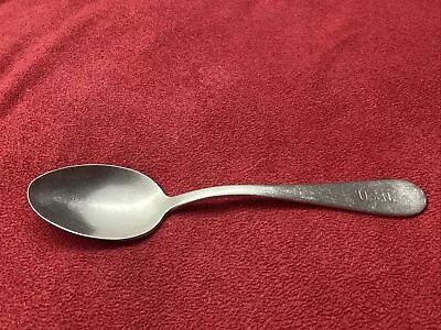 Vintage U.S.N. Mess Hall Silco Stainless Spoon U.S. Navy Utensil 6” Long • $14.99