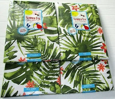 $18.99 • Buy TROPICAL Vinyl Tablecloth Ass't  TROPICAL FOLIAGE [Your Choice]
