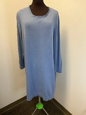 J.jill Womens Plus Size Sweater Dress 2x Blue • $15