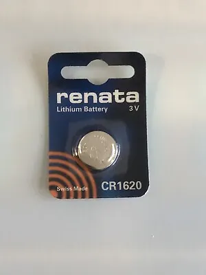 Renata Lithium Batteries Swiss Made Silver Oxide Watch Battery Cell CR1620 • £2.99