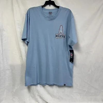 Vintage '47 Houston Oilers Shirt Mens XL Blue NWT Read Description $45 MSRP • $24.97