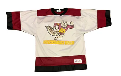 VTG Minnesota Golden Gophers Hockey Jersey Logo Athletic Size Medium • $44