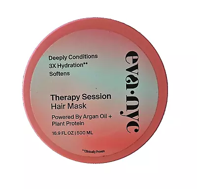 EVA●NYC Therapy Session Hair Mask • 3x Hydration • Plant Protein 16.9 Fl Oz New • $16.49