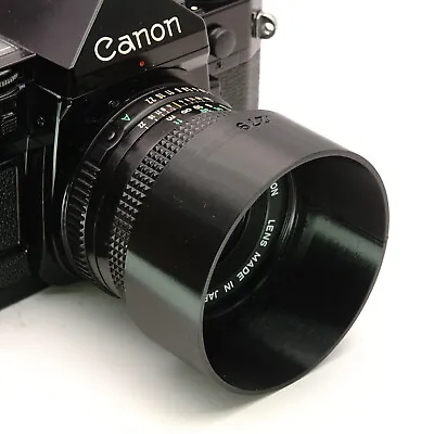 Snap Out BS-52 Headlight Lens Hood For Canon New FD 50mm 1:1.8 1.4 1.2 • £13.81