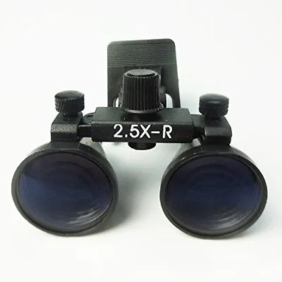 2.5X-R Dental Binocular Loupe Compound Optic Clip-on Dental Magnifier DY-109+Bag • $28.99