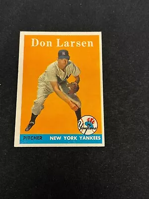 1958 Topps Don Larsen #161  Nrmt  V7427 • $13