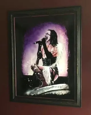 Original Marilyn Manson Painting  Holy Wood” • $385