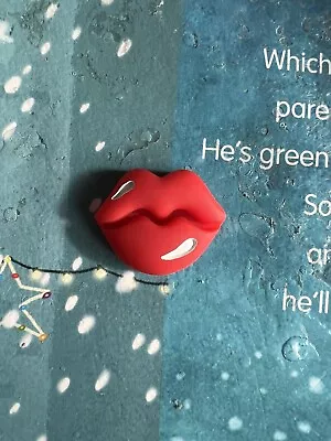 £0.99 • Buy 1 Shoes Accessories DIY Red Mouth Shaped Shoes Button Decoration For Croc Charms