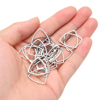£3.36 • Buy 30Pcs Open Back Bezel Pendant For DIY Crafts Earring Necklace Jewelry Making NEW