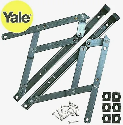 £11 • Buy Yale KIT Pair Window Hinges, Screws, Friction Packer Stay UPVC Double Glazing 