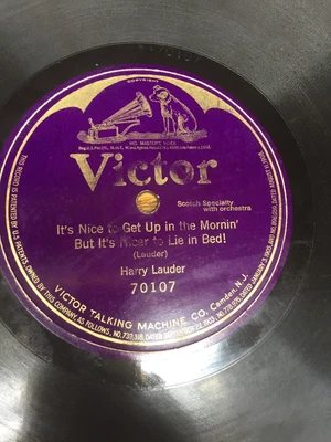 $17.15 • Buy Harry Lauder - It's 'Nice To Get Up In The Mornin' Nicer To Lie In Bed - Vintage