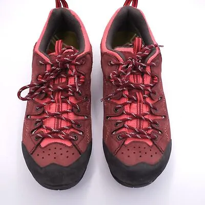 HAGLFOS VERTIGO Q GO WOMEN'S SHOES Size 37 / US 6 / UK 4 HIKING TREKKING RED • £72.31