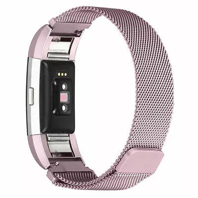 Stainless Milanese Magnetic Loop Band Strap For FitBit Charge 2 Watch Wristband • $13.99