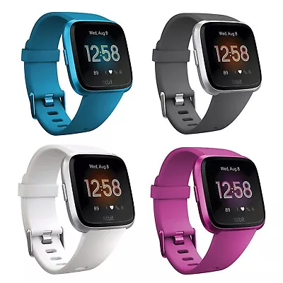 Fitbit Versa Lite Wearable Smartwatch Fitness Activity Tracker (S & L Bands) • $109.99