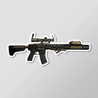 M4 RECCE Rifle Carbine Gun Art - Laptop Sticker Vinyl 4  Wide • $3.99