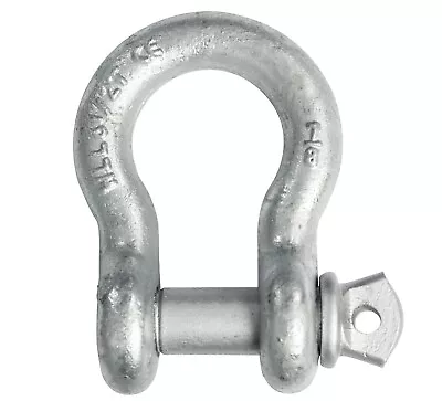 7/8  6.5T Clevis Screw Pin Anchor Bow Shackle D-Ring Nickel Plated 14000 Lbs  • $19.56