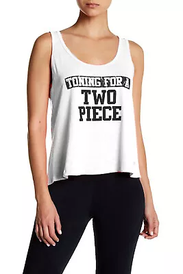 The Balance Collection Graphic Crop Singlet Tank By Marika • $9.99