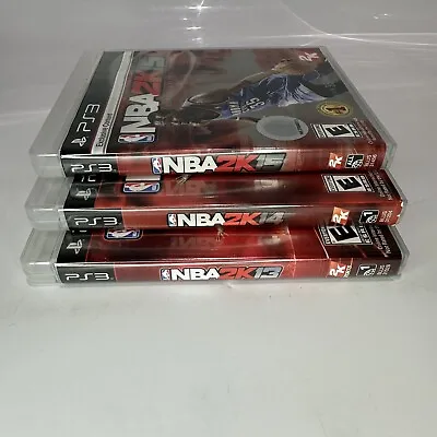 Sony PlayStation 3 PS3 NBA Video Game Lot - 2k13 / 14 / 15 • $14.95