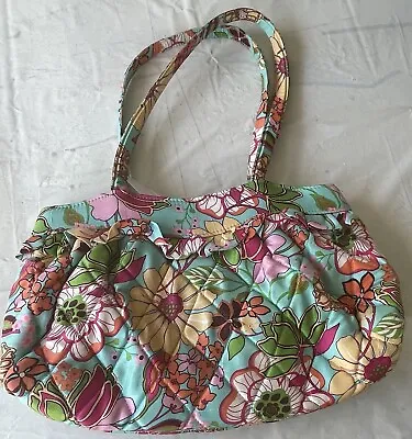 Vera Bradley Ruffled Silk Handbag. NWOT Excellent Condition • $20