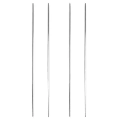 2 Pairs Frying Chopsticks Metal Chop Sticks Pack Square Chopsticks • $9.87