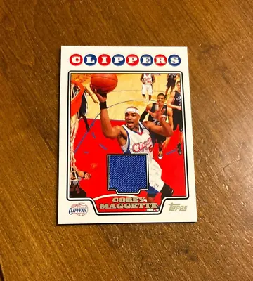 Corey Maggette 2008-09 Topps Game Worn Jersey TBKR-8 Los Angeles Clippers • $3.99