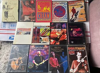 Eric Clapton/Steve Winwood Mark Knopfler David Gilmore Live 17 Dvds • $69.99