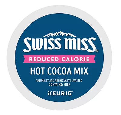 Swiss Miss Reduced Calorie Hot Cocoa Keurig K-Cup Pod 44ct (2Boxes Of 22Pods) • $27.99