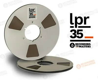 RTM LPR35 1/4  X 3600' Analog Recording Tape - 10.5  Metal Reel W/ Box NEW  • $107.55