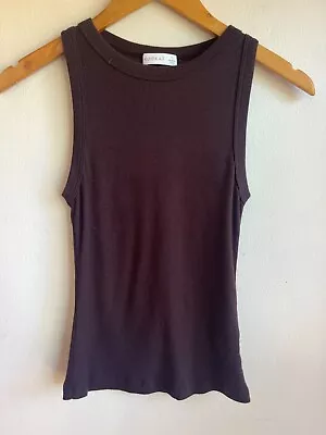 KOOKAI Dark Mahogany Ribbed Tank Size 0 • $20