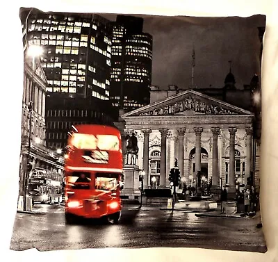 London Red Bus Digital Printed Cushion Cover Red Bus 2 • £2.99