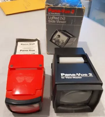 2 Slide Viewers Zadiix Jr Red + Pana-Vue 2 Both Work • $10