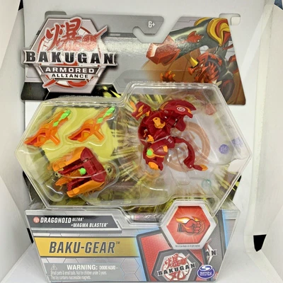 $13.99 • Buy Bakugan Armored Alliance Dragonoid Ultra With Transforming Baku-Gear Red NEW