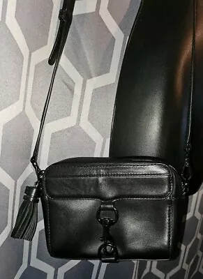 Rebecca Minkoff MAB Camera Bag -Black Crossbody Purse • $45