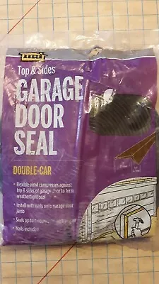 Top And Sides Garage Door Weather Seal 30 Ft Stripping Garage Door Rubber Seal • £21.23