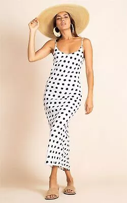 £22.75 • Buy Dancing Leopard Women's Sienna Midaxi Slip Dress Polka Dot Print Ladies Outfit